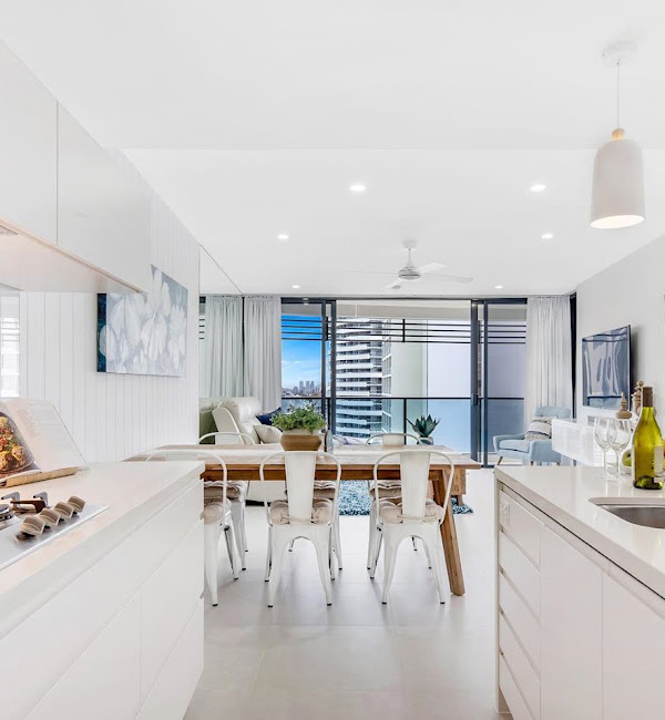 Residential apartment lighting installation